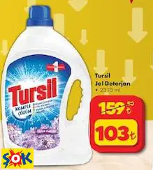 TURSİL JEL DETERJAN 2310 ML